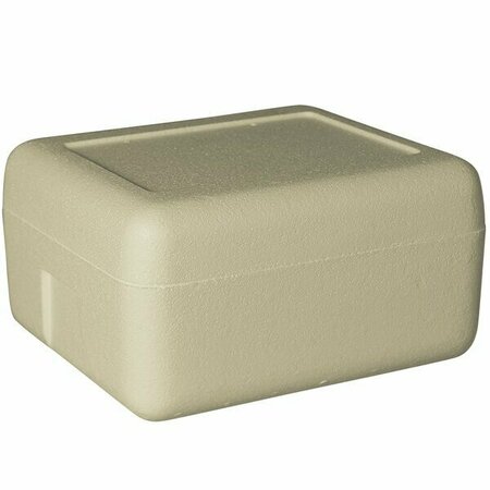 PLASTILITE Insulated Biodegradable Cooler 12 1/4'' x 10 7/8'' x 5'' - 1 1/2'' Thick 451RSL1463
